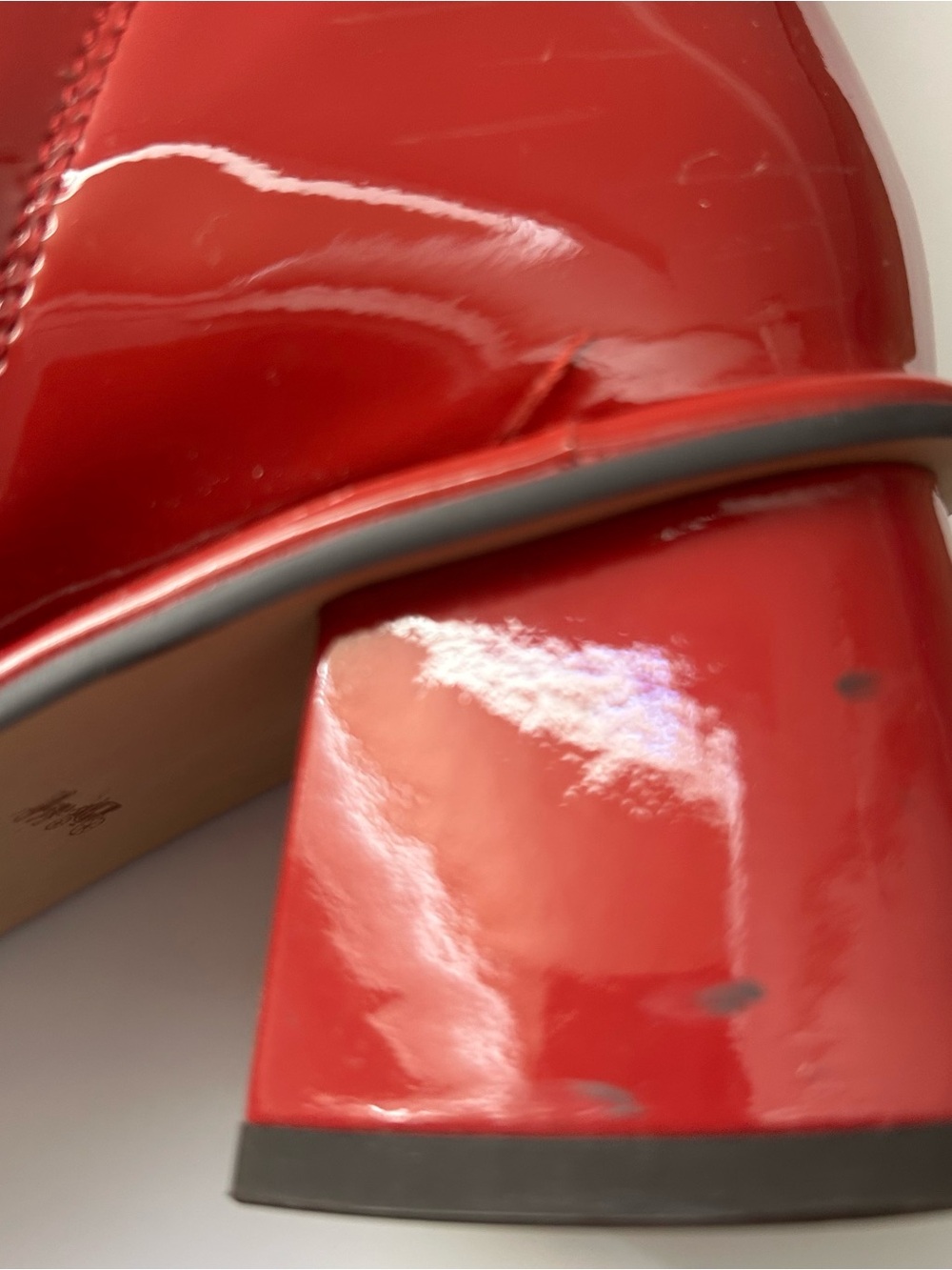 COACH womens Gigi Patent Leather Bootie - Picture 10 of 16